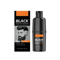 5-in-1 Black Beard Dye For Men, Natural Beard Dye Black For Gray Coverage, No-Mess Formula, Quick Coloring And Long-lasting Effect 100ml