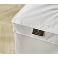 thumbnail image 4 of Farm To Home  Organic Blended Cotton Gusseted Mattress Topper - White King, 4 of 5