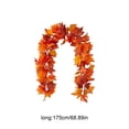 thumbnail image 3 of 68.9 Inch Thanksgiving Decor Hanging Garland,Flexible Bendable Artificial Autumn Maple Leaves for Patio Porch Party, 3 of 6