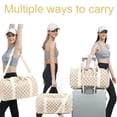 thumbnail image 3 of Bolsa de lona Bluboon para niñas y niños, bonita para gimnasio, con compartimento para zapatos, 3 of 8