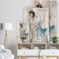 thumbnail image 5 of Design Art - Danseuse Femme en Robe Bleue, 5 of 5