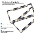 thumbnail image 5 of A Pair Of License Plate Frame Sunscreen Corrosion Resistant Rust 12.3×6.3in With Accessories Suitable For Any Car Argyle Plaid Lightslategray_4, 5 of 8