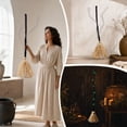 thumbnail image 3 of Boovnll Halloween Broom, 1 Pcs 32.28 Inch Animated Self Moving Witch Broom with Sound, Moving Halloween Decor for Porch Party, 3 of 7