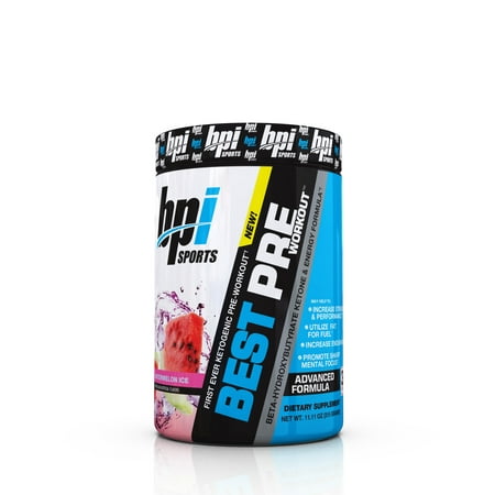 BPI Sports Best Pre Workout Pre Workout Watermelon Ice, 30 (Best Pre Workout Snack For Weight Loss)
