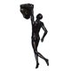 thumbnail image 1 of Escalada en roca Escalador Escultura Decoración para colgar en la pared Arte de la pared Estatua Estatuilla -mano, 1 of 7