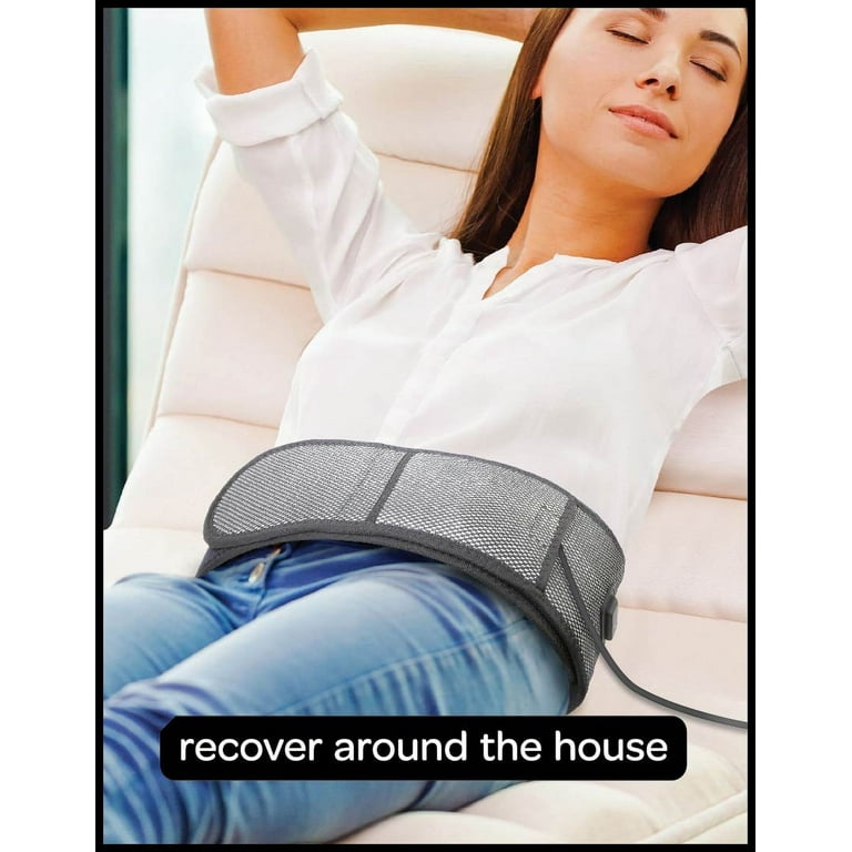 HY-IMPACT Heated Back Massager Belt, Back Pain Relief Belt with