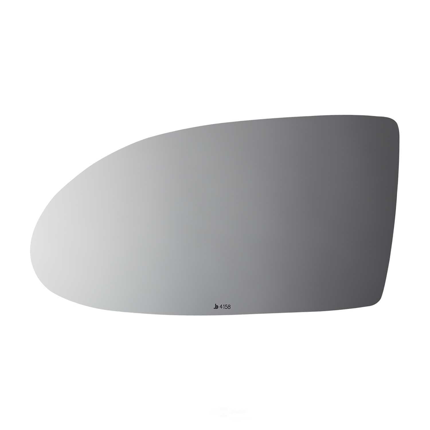 Burco Side View Mirror Replacement Glass - Clear Glass - 4158