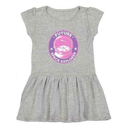 

Inktastic Girls Future Space Explorer Girls Toddler Dress