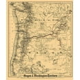 thumbnail image 2 of Colton 15x17 White Modern Wood Framed Museum Art Print Titled - Oregon, Washington - Colton 1880, 2 of 4