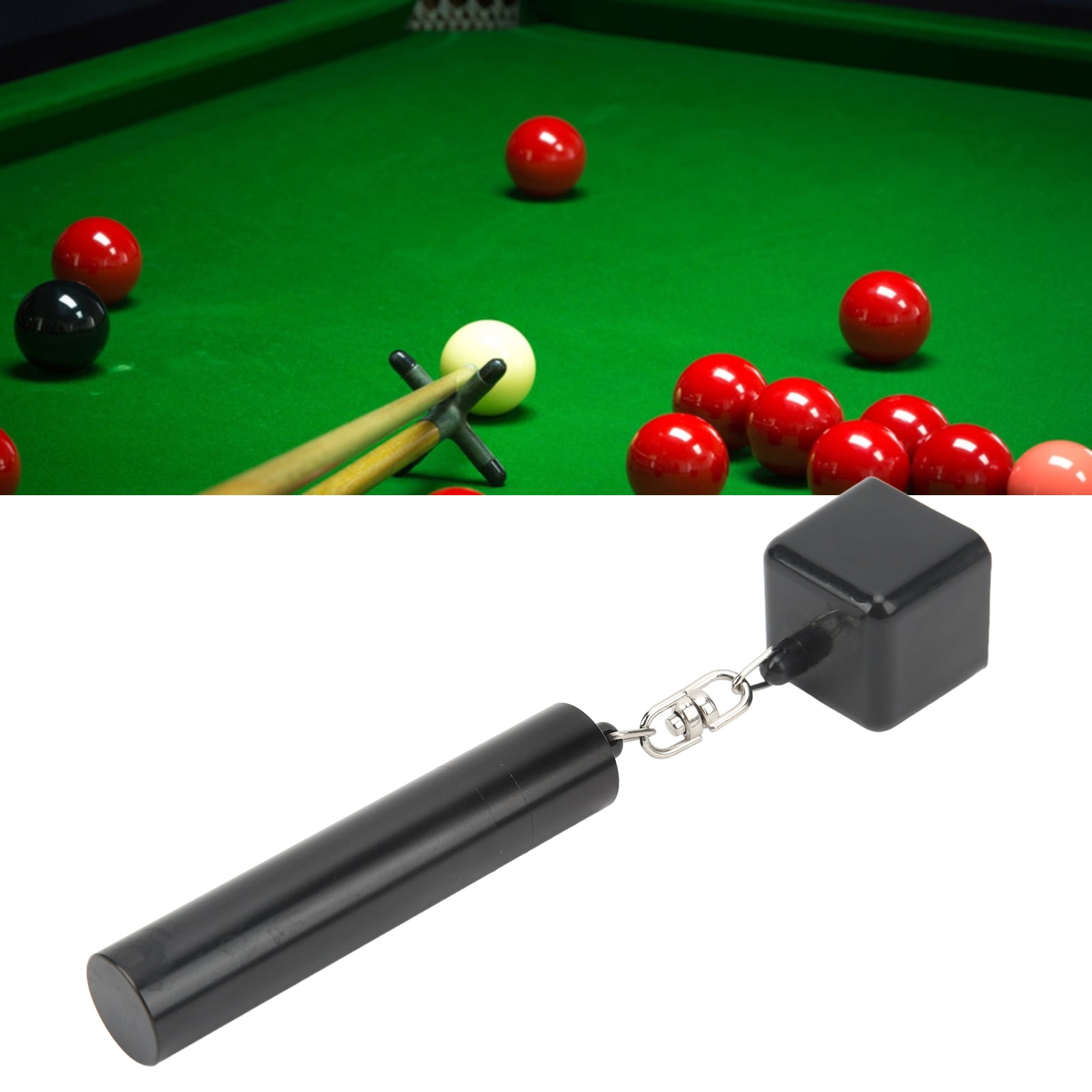 Porte-craie De Billard En Aluminium - Portable 30x30x30 Mm - Neuf