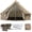 Realtree Edge, variant on WHITEDUCK Regatta Canvas Bell Tent - w/StoveJack, Waterproof, 4 Season Luxury Camping and Glamping Yurt Tent Outdoor (10' (3M), Water Repellent, Desert Red)