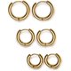 thumbnail image 2 of Pendientes de aro Pendientes de aro de acero inoxidable quirúrgico 8 mm 10 mm 12 mm Cartílago Helix Sleeper Pendiente para hombres, mujeres, niñas y niños Xemadio LRWJ184-2, 2 of 4