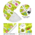 thumbnail image 2 of GZHJMY Easter Bunny Christmas Tree Skirt 36", Easter Tree Skirt Double Layers Polyester Easter Tree Skirt for Easter Holiday Party Decoration, 2 of 6