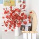 thumbnail image 5 of Xihbxyly Hojas de Arce Artificiales, Tallos Decorativos Otoñales, Ramo de Seda Otoñal, Hojas Vibrantes En Naranja, Rojo y Verde, Centros de Mesa para Bodas, Decoración para El Hogar y La Oficina, 23,, 5 of 6