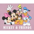 thumbnail image 4 of Disney Mickey and Friends Women's 3-Piece Lounge Sleep Set (Pullover Hoodie, Shorts, Socks), 4 of 7