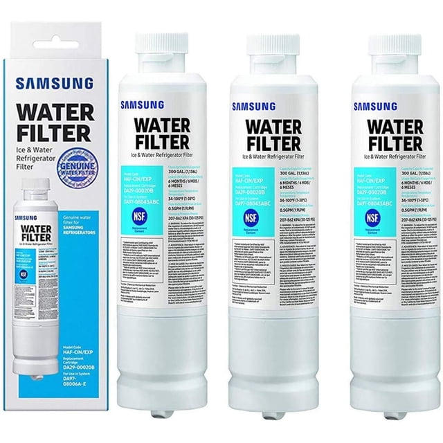 Reemplazo del filtro de agua del refrigerador Samsung NSF 53 y 42