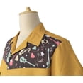 thumbnail image 4 of Nice Pattern Contrast Panel Men Shirts, 4 of 4