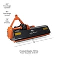 thumbnail image 2 of Titan Attachments Flail Mower Tractor Attachment, 72in, 2 of 10