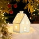 thumbnail image 5 of Adornos navideños de cerámica para casitas, día de Navidad, ciervo navideño de cerámica, muñeco de nieve, anciano, escena luminosa decorativa, adornos, decoraciones de Halloween, decoración de otoño,, 5 of 6