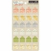 Teresa Collins She Said Photo Corners, 24/pkg, 6 Designs/4 Each