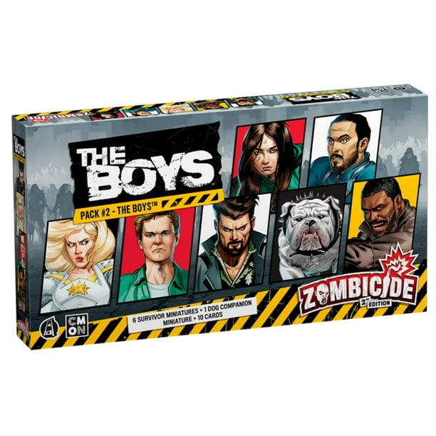 Juego de mesa CMON Zombicide The Boys Pack 2 con perro de compañía