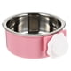 thumbnail image 4 of Comedero para mascotas de acero inoxidable, cuenco de alimentación para colgar, suministros para mascotas para perros y gatos (rosa, tamaño S), 4 of 5