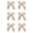 D, variant on 6Pcs Burlap Bows with Lace, 6.7 x 5.5 Inch Rustic Farmhouse Ribbon Bows, Assorted Colors for Christmas Tree Wreaths, Gifts, Mantel and Holiday Decor