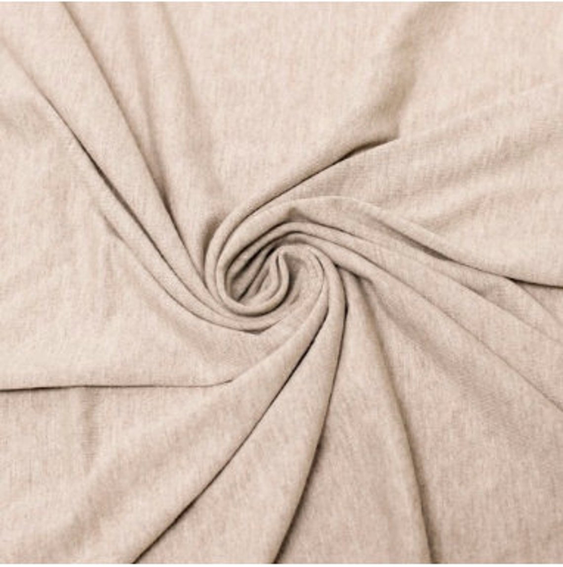 FREE SHIPPING!!! Oatmeal Rayon Jersey Stretch Knit Fabric Medium