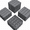Gray, variant on Devoko 44 Pack Interlocking Deck Tiles, 12x12 Inch Waterproof Plastic Patio Floor Tiles, Snap Lock Outdoor Flooring for Balcony Pool Garden, Gray
