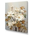 thumbnail image 2 of Designart "Melodic Beige Magnolia" Magnolias Wall Art Living Room, 2 of 7