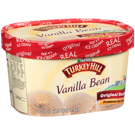 Turkey Hill Vanilla Bean Original Recipe Premium Ice Cream 48 fl. oz ...