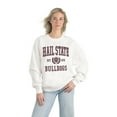thumbnail image 3 of Women's Gameday Couture White Mississippi State Bulldogs Premium Fleece Drop Shoulder Oversized Pullover Sweatshirt, 3 of 4