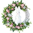 thumbnail image 5 of Goattoy Easter Bunny Wreath, Easter Decorations for Indoor Home,Office,Bedroom,Easter Cute Bunny Party Supplies,Clearance Sales,Party Gifts for Kids,Girls,Friends, 5 of 5