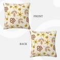 thumbnail image 3 of ZICANCN Abstract Modern Flora Art Throw Pillow Covers, Bed Couch Sofa Knit Decorative Pillow Covers for Living Room Farmhouse, 22"x22", 3 of 8