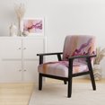 thumbnail image 2 of Designart "Colorful Liquid Fluid Pattern Ii" Upholstered Modern & Contemporary Accent Chair and Abstract Liquid Ink Arm Chair - Multiple Color & Pattern, 2 of 7