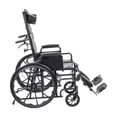 thumbnail image 3 of Drive Fauteuil Roulant Sport Inclinable Intégral Argenté, Accoudoirs de Bureau, Siège de 18 Pouces, 3 of 8