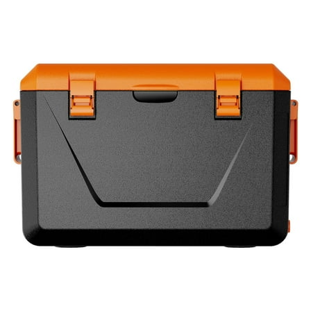 Insulated 63 Quart Cooler Box, Heavy Duty Outdoor Ice Chest, 90 Can Capacity, Cup Holder Included