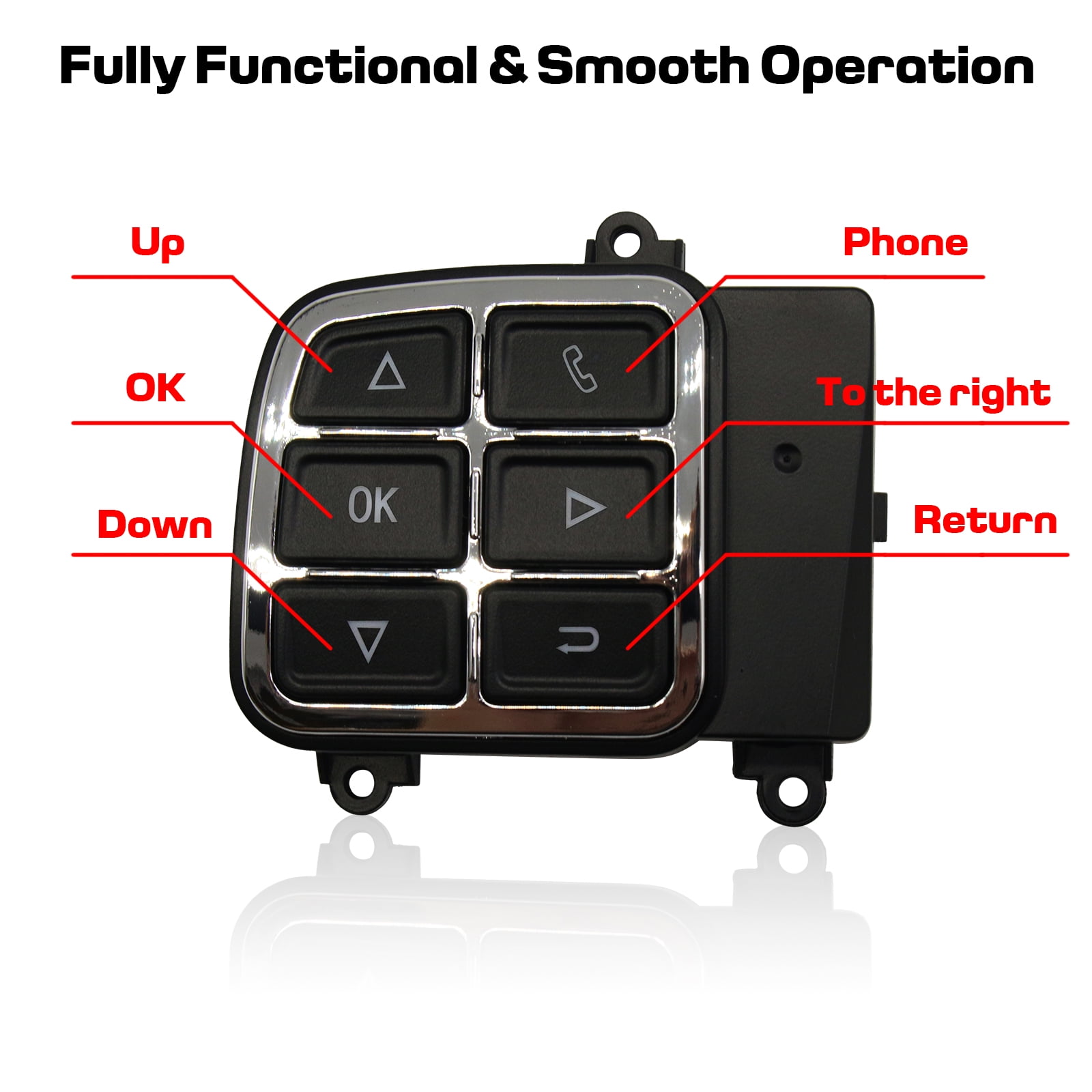 STARWAYLUCKTEC the buttons of the digital dashboard display of Jeep Wrangler modelsTK2011-2017.