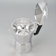 thumbnail image 2 of Moka Pot, 6 Cup Italian Coffee Maker, Italian Espresso Makers, Italian Moka Pot, for Gas and Ceramic Hobs, 300ml, Aluminum, Silver, 2 of 5