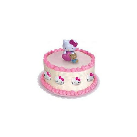Bakery Crafts Hello Kitty Cake Topper And 8 Rings