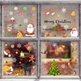 thumbnail image 4 of Toystoory 2 piezas de pegatinas navideñas para ventana, decoraciones de copos de nieve, espejo de pared visible de doble cara, calcomanías de Kits de decoración para fiestas, 4 of 6