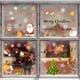 thumbnail image 4 of Billuyoard 2 piezas de pegatinas de ventana de Papá Noel de Navidad Visible de doble cara árbol de Navidad decoración del hogar calcomanías de Kits de decoración para fiestas, 4 of 6