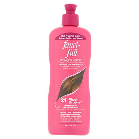 Fanci-Full Temporary Hair Color - 21 Plush Brown: 9 OZ, looking its best By (Best Hair Dye For Eczema)