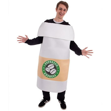 Boo! Inc. Venti Coffee Halloween Costume | Adult Unisex One Size Fits All Outfit