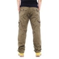 thumbnail image 7 of allshope Men Cargo Pants with Pockets Solid Color Loose Elastic Jogger Sweatpants Casual Trousers for Streetwear, 7 of 7