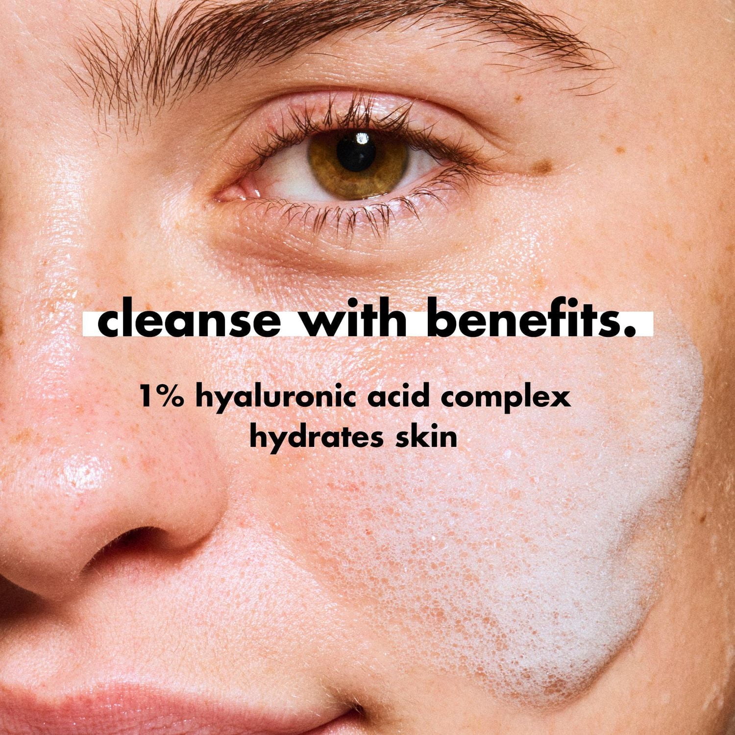 e.l.f. Cosmetics Holy Hydration! Clean Freak Daily Cleanser, 1% hyaluronic acid complex, 162ml