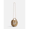 thumbnail image 3 of Scoop Women's Chain Top Handle Paillette Mini Handbag, Camel, 3 of 5