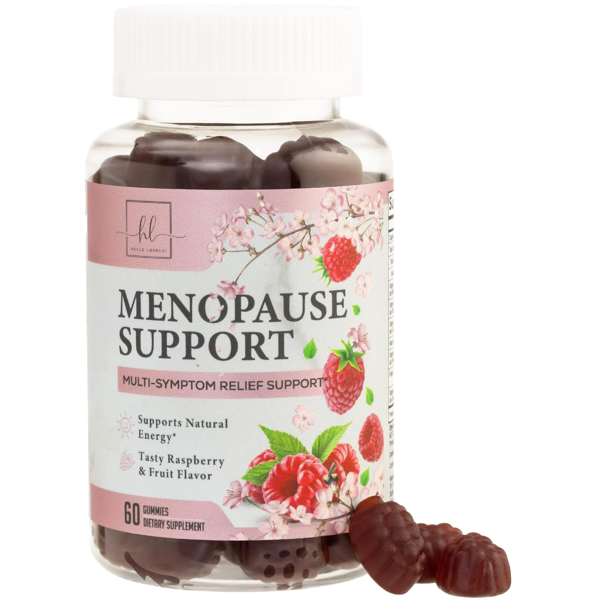 Menopause Supplements for Women - Complete Women's Menopause Relief Gummies with Black Cohosh for Natural Mild Hot Flashes & Night Sweats Support - Female Menopause Gummy Supplement - 60 Gummies