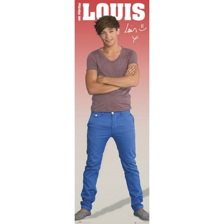 One Direction - 1D - Door Music Poster / Print (Louis Tomlinson / Signature) (Size: 21