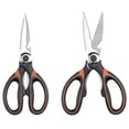 thumbnail image 2 of Oleegame 1PC Tomato Slicer And Lemon Slicer Kitchen Scissors Multifunctional Stainless Steel Scissors Household Panda Scissors Orange, 2 of 8